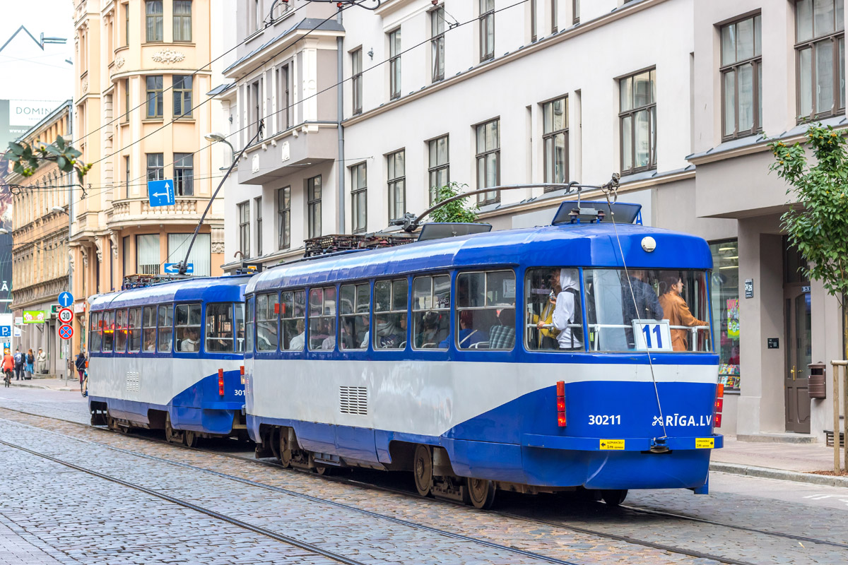 Рига, Tatra T3A № 30211