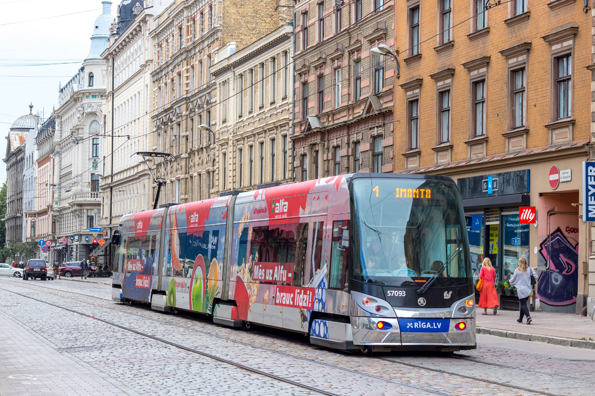 Рига, Škoda 15T ForCity Alfa Riga № 57093
