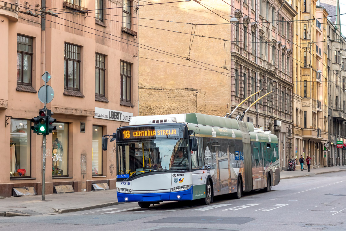 Рига, Škoda 27Tr Solaris III № 27210