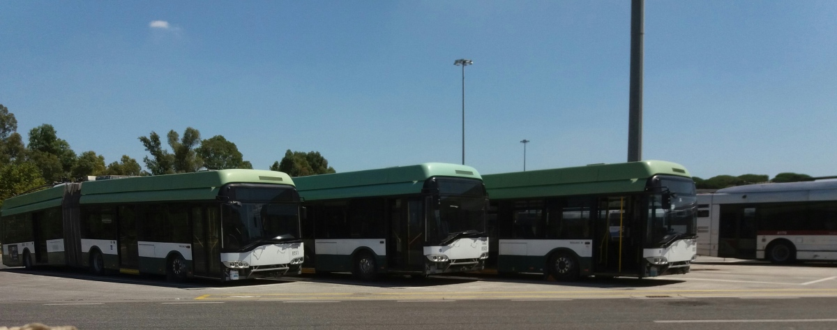 Рим, Solaris Trollino II 18 Ganz № 8511; Рим — Tроллейбусное депо Тor Pagnotta