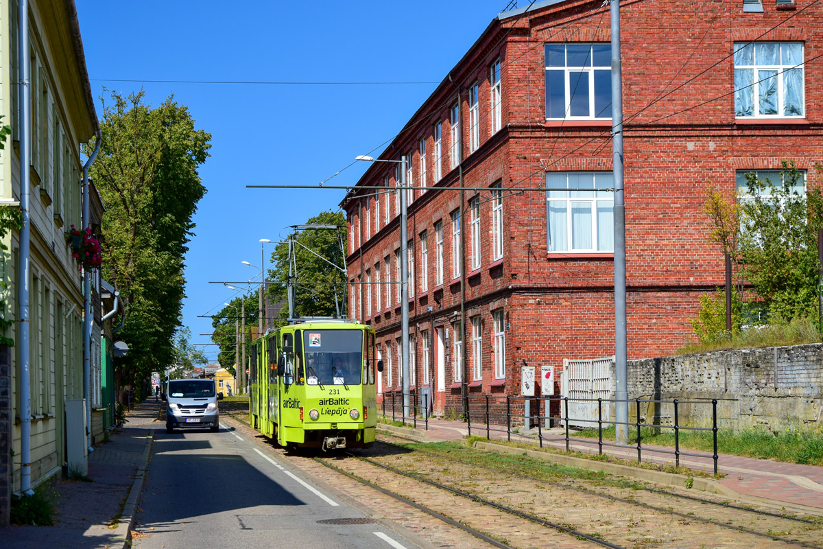 Лиепая, Tatra KT4SU № 231