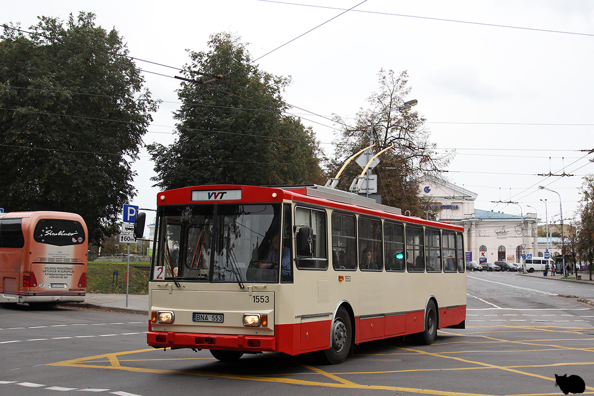 Вильнюс, Škoda 14Tr89/6 № 1553