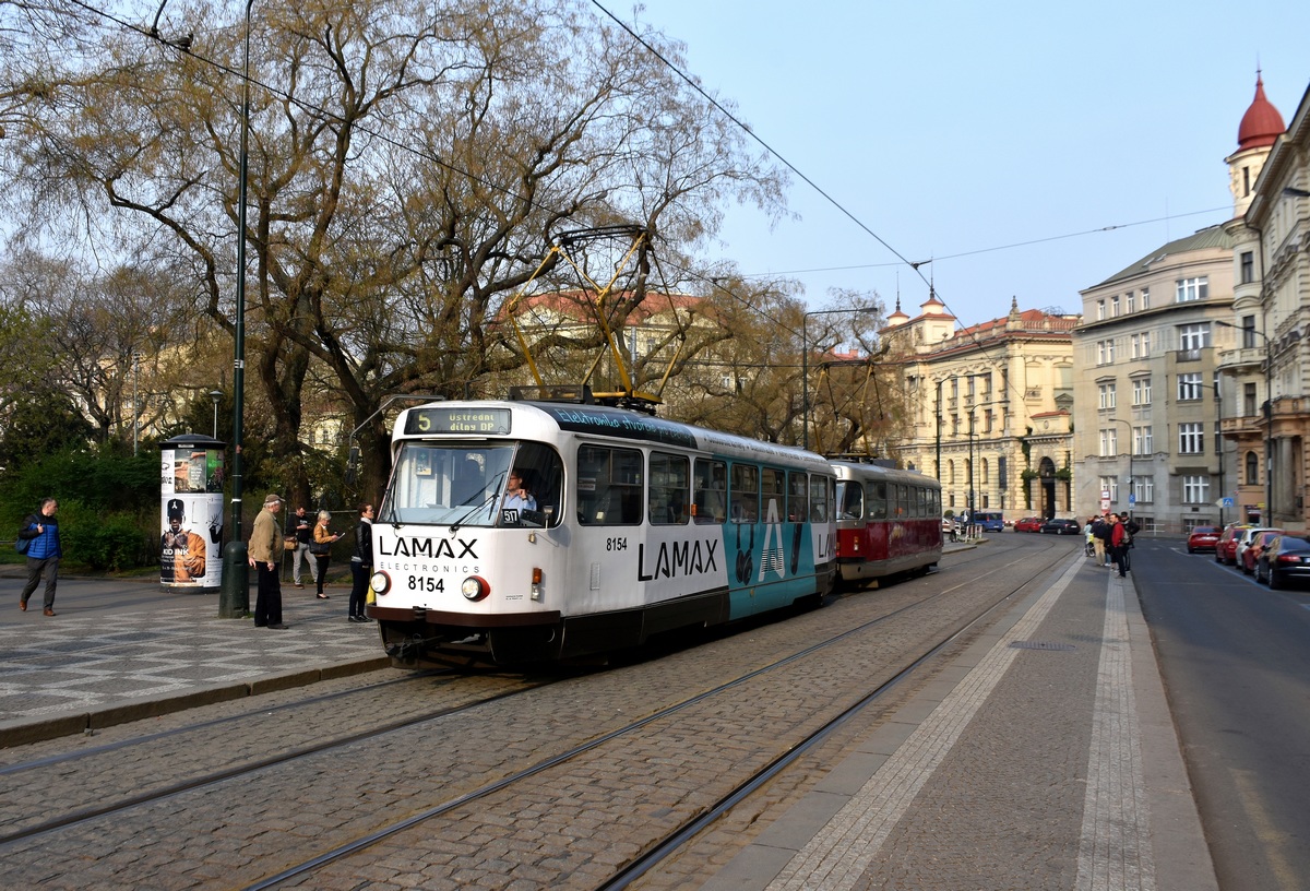 Прага, Tatra T3R.PV № 8154