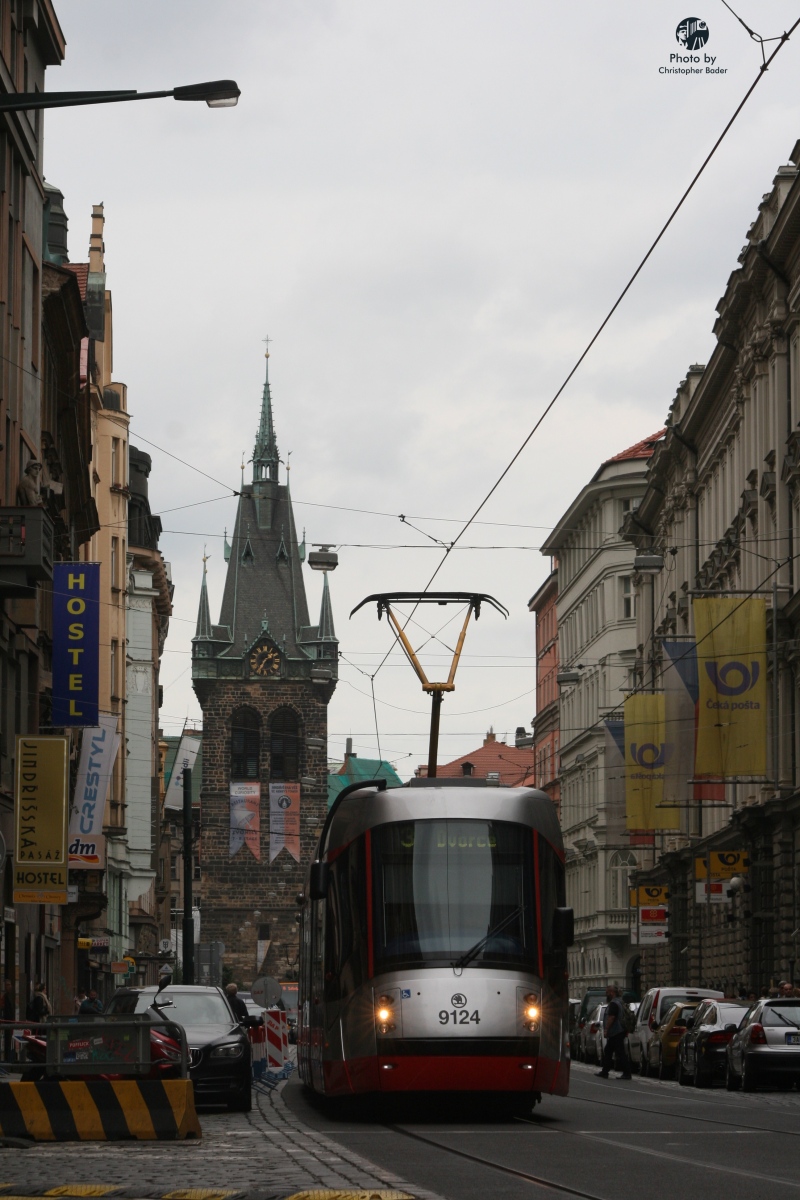 Прага, Škoda 14T Elektra № 9124