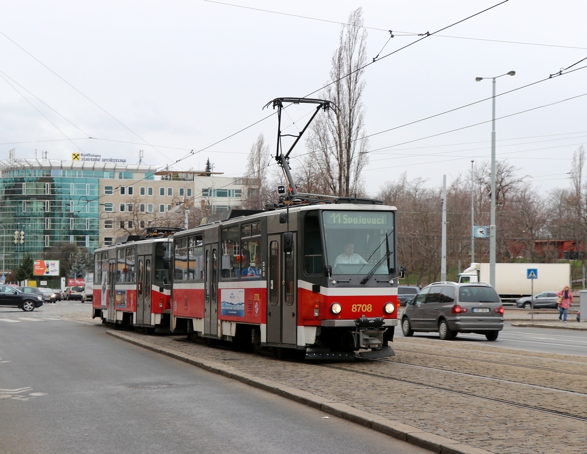 Прага, Tatra T6A5 № 8708