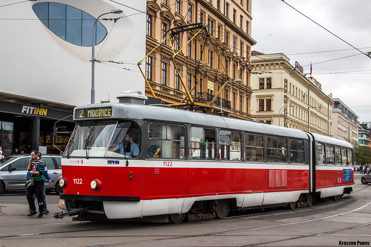 Брно, Tatra K2YU № 1122