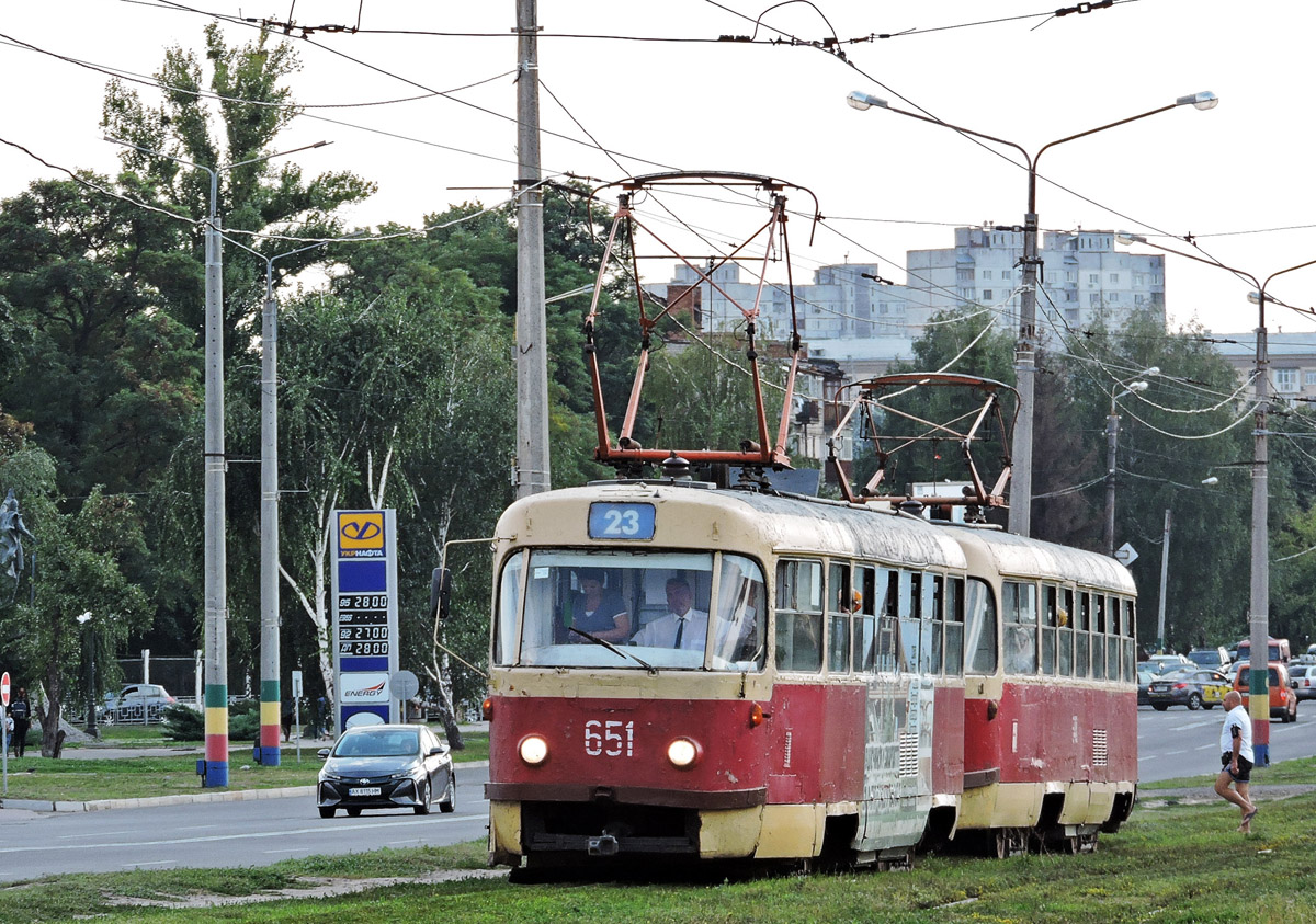 Харків, Tatra T3SU № 651