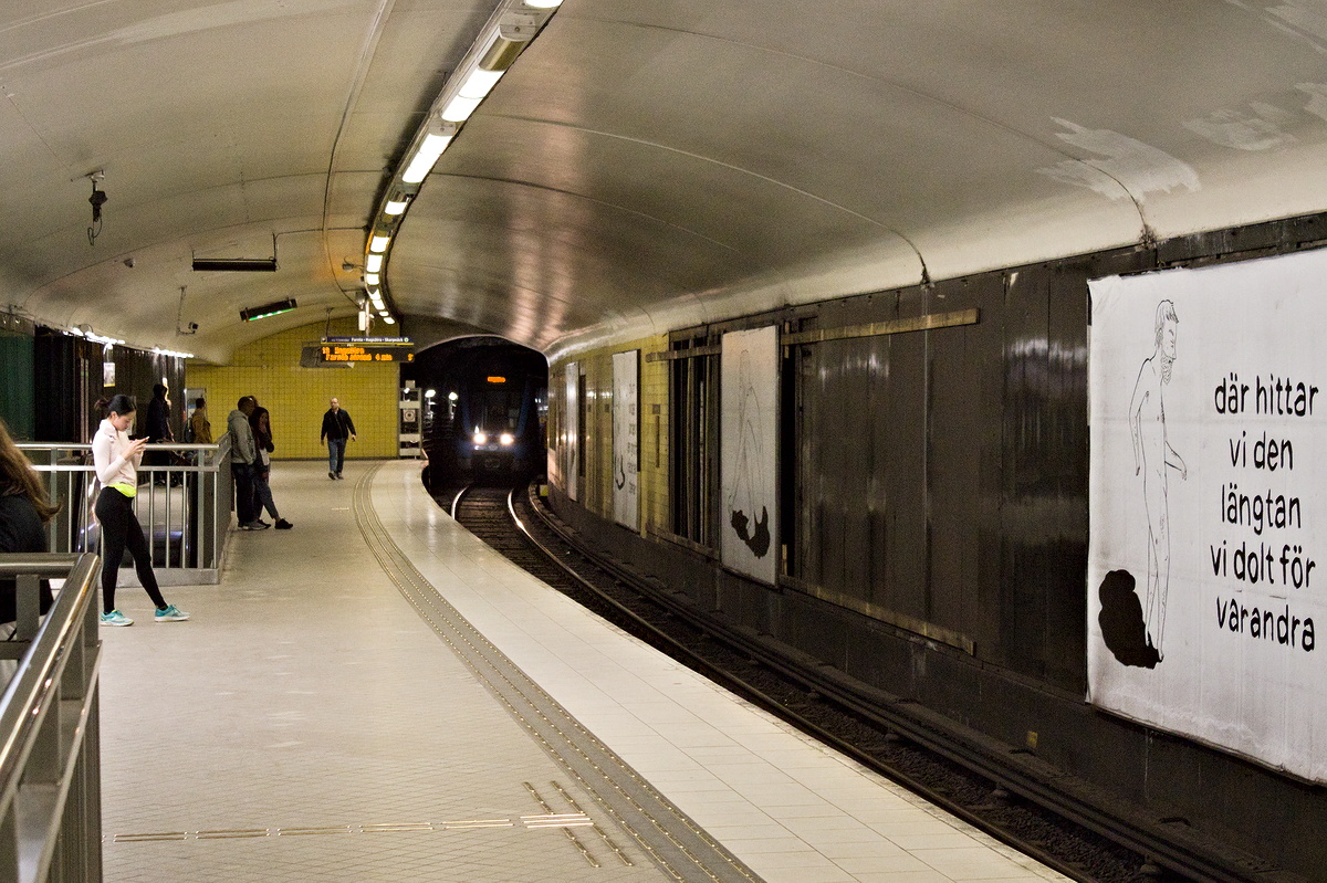 Стокгольм — Tunnelbana — Зелёная линия | Gröna Linjen