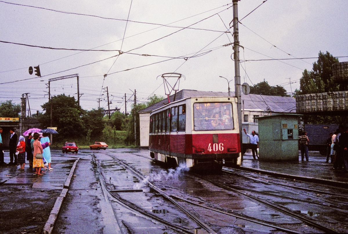 Горлаўка, 71-605 (КТМ-5М3) № 406; Горлаўка — Фотографии Дэвида Пирсона — 12.08.1993