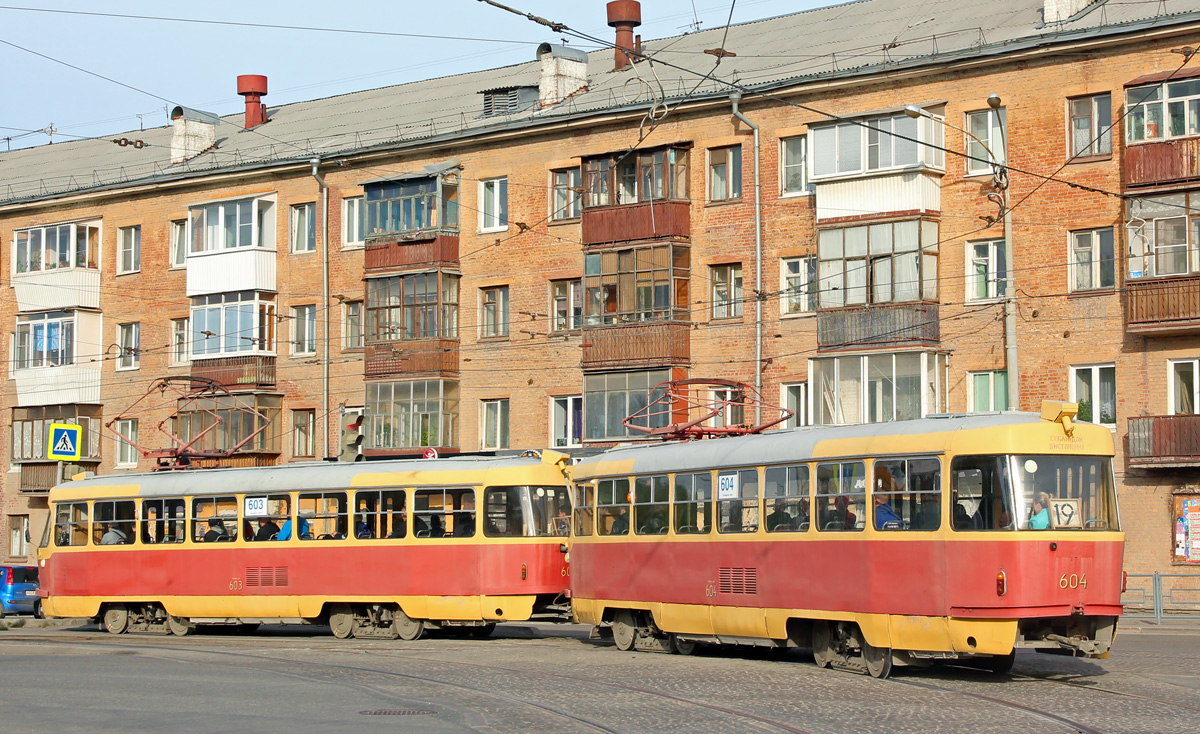 Екатеринбург, Tatra T3SU № 604