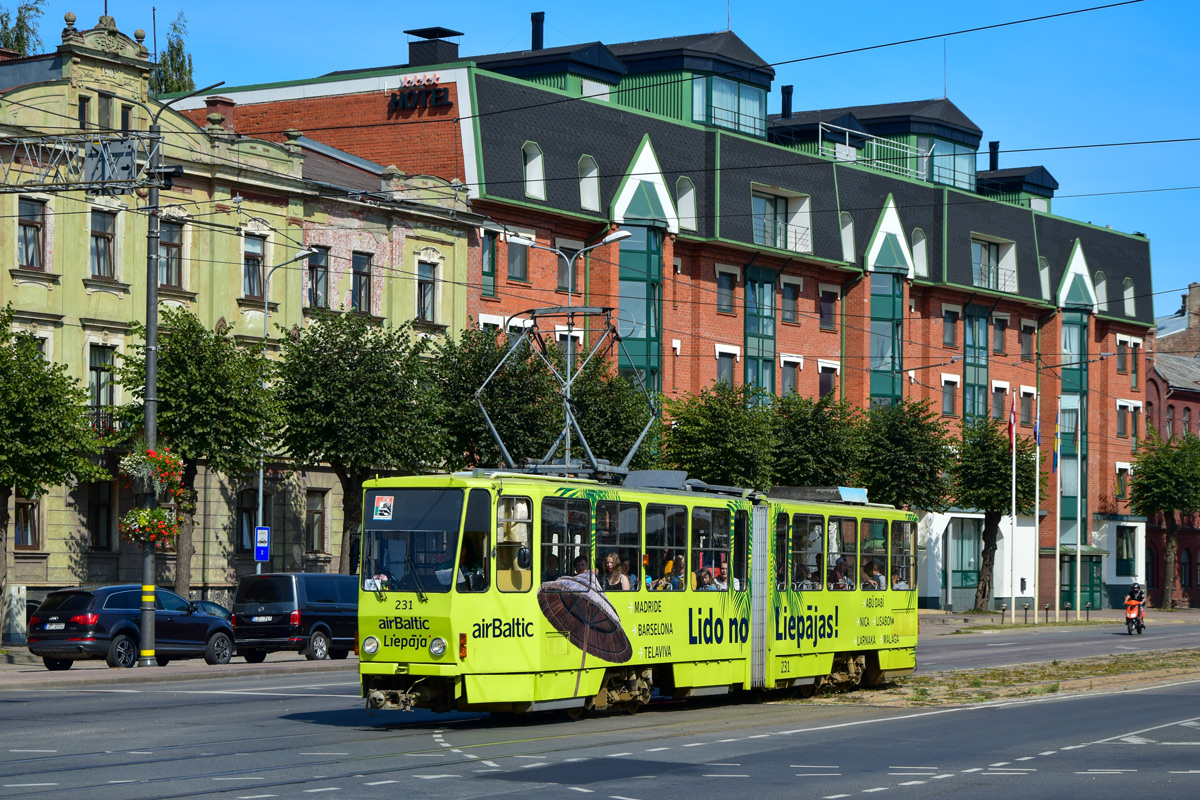Лиепая, Tatra KT4SU № 231