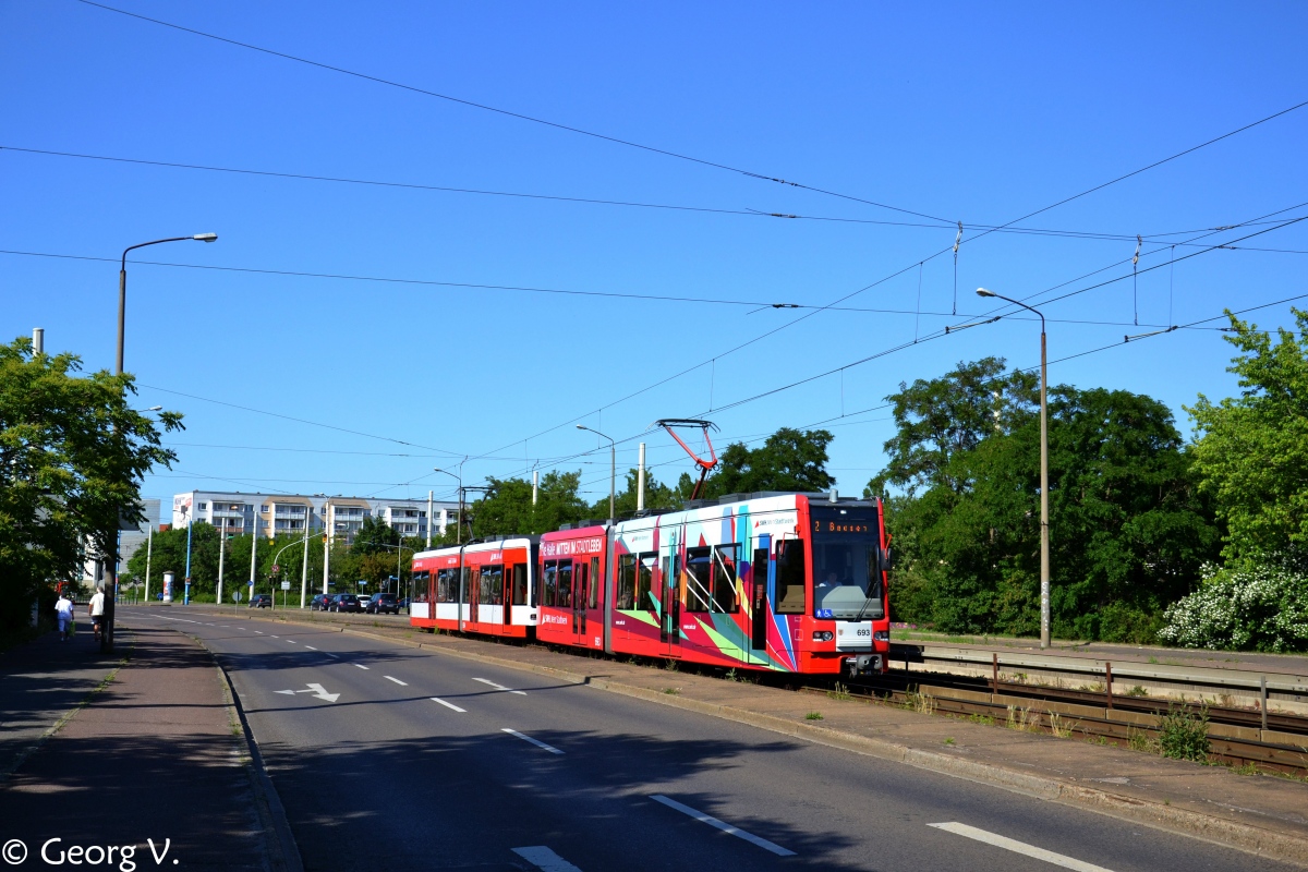 Halle, Bombardier MGT-K Nr. 693 Halle, Bombardier MGT-K Nr. 693
