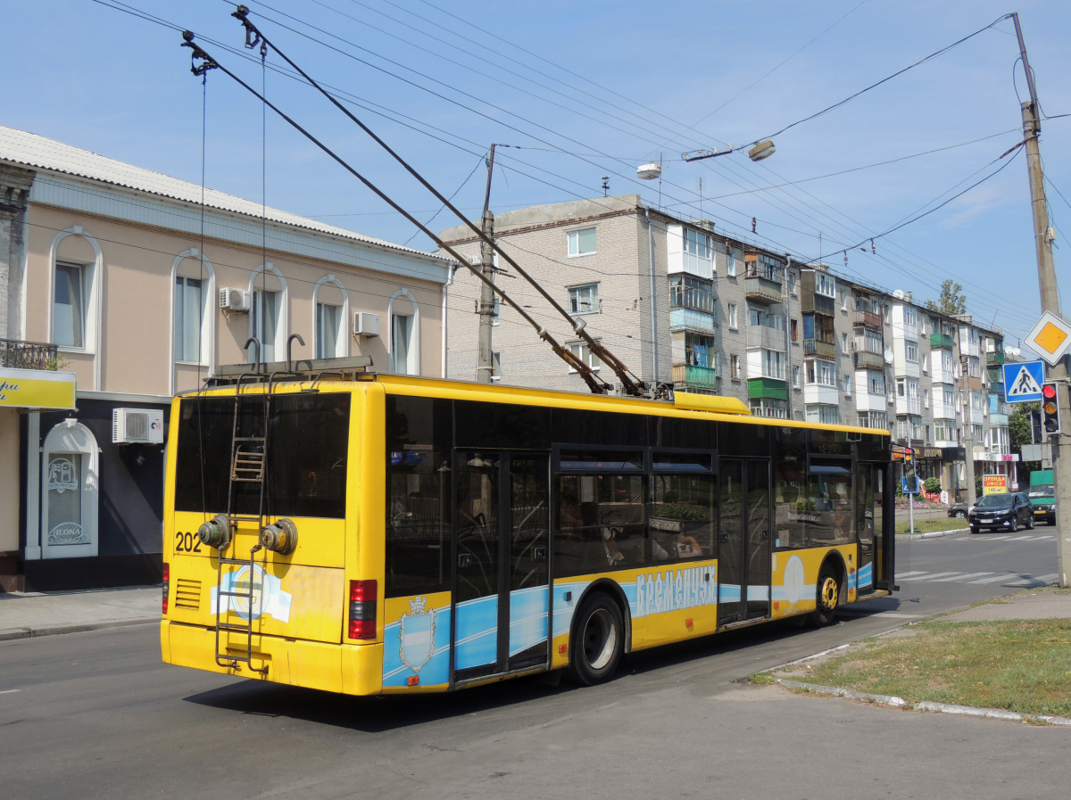 Кременчуг, ЛАЗ E183D1 № 202