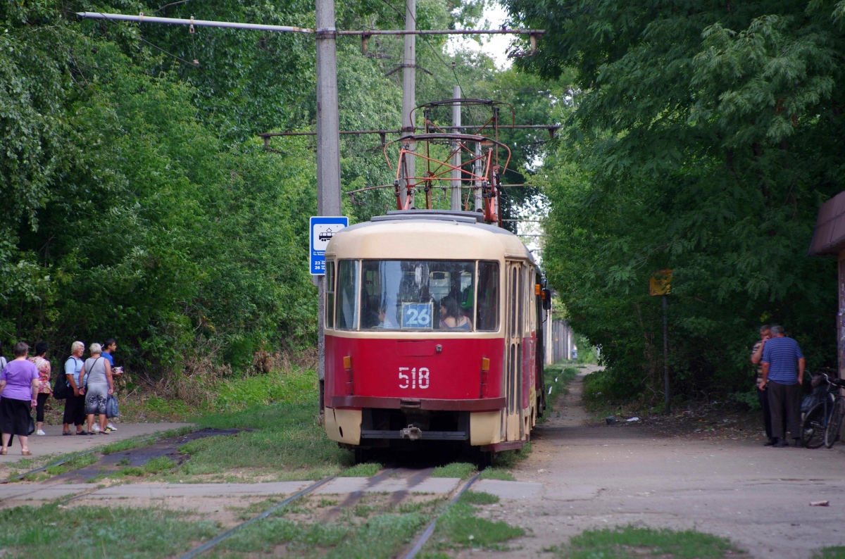 Харьков, Tatra T3SU № 518