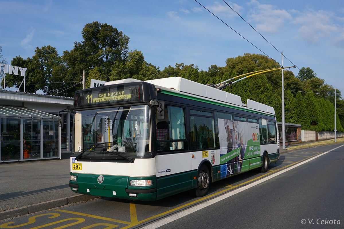 Пльзень, Škoda 24Tr Irisbus Citybus № 497