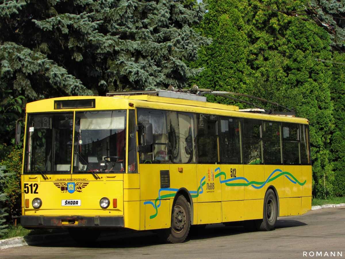 Львов, Škoda 14Tr02/6 № 512