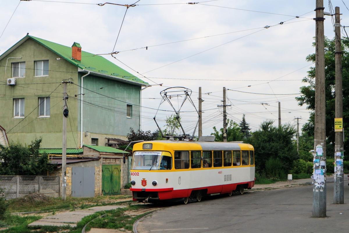 Одесса, Tatra T3R.P № 4002