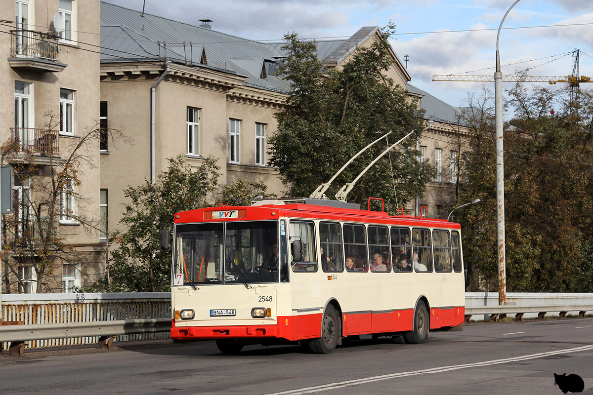 Вильнюс, Škoda 14Tr89/6 № 2548