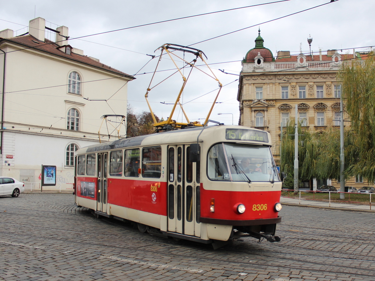 Prague, Tatra T3R.P № 8306