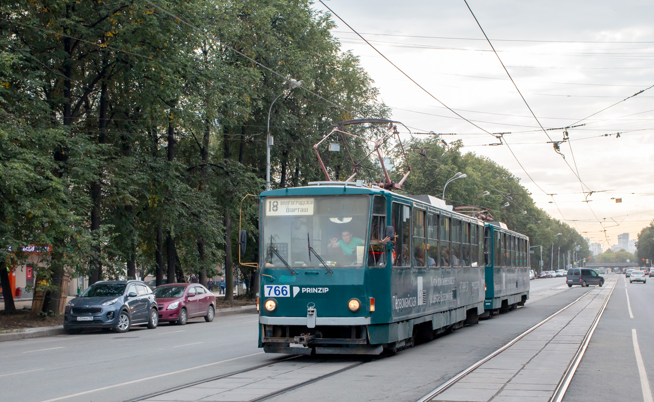 Екатеринбург, Tatra T6B5SU № 766