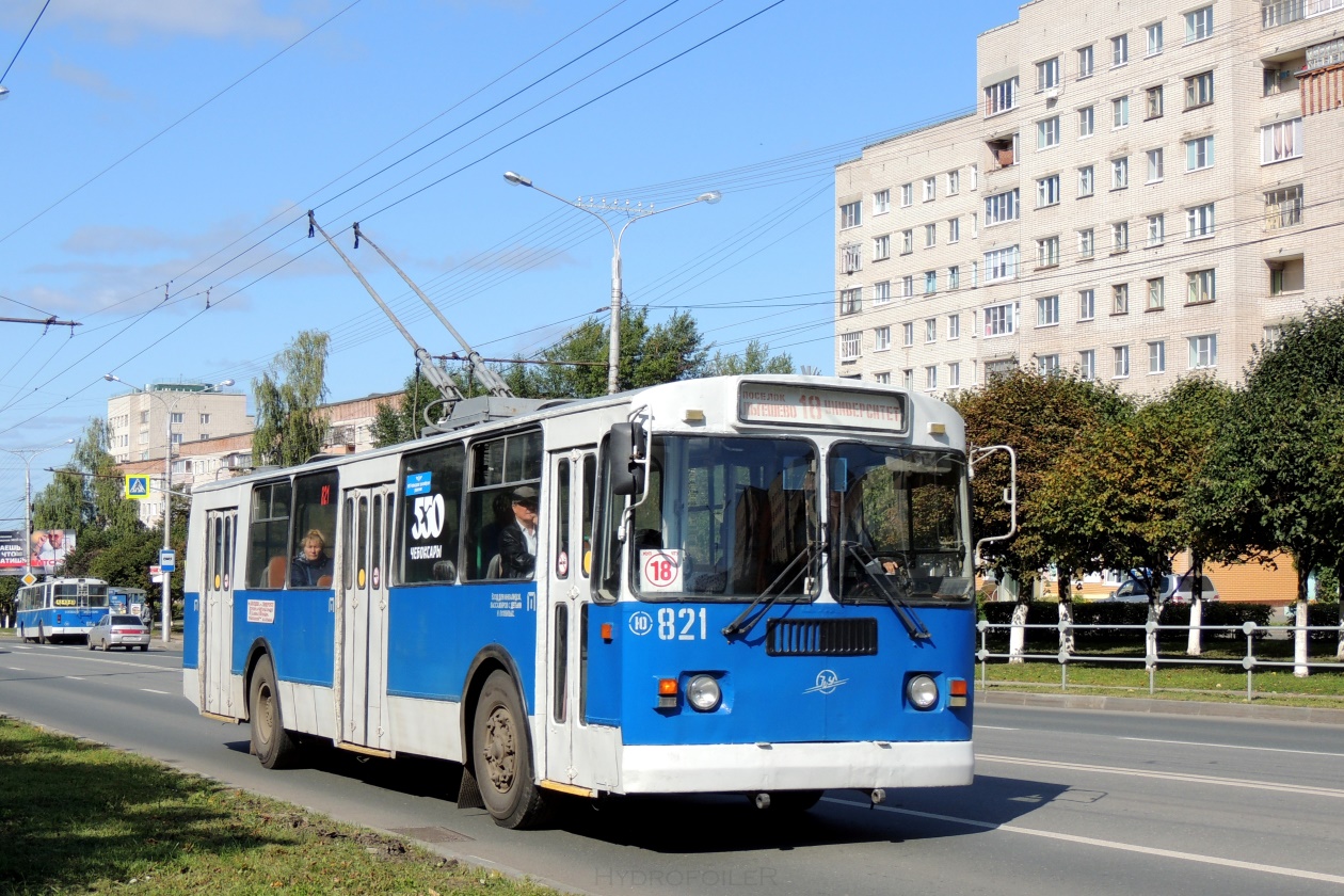 Чебоксары, ЗиУ-682Г-016 (012) № 821