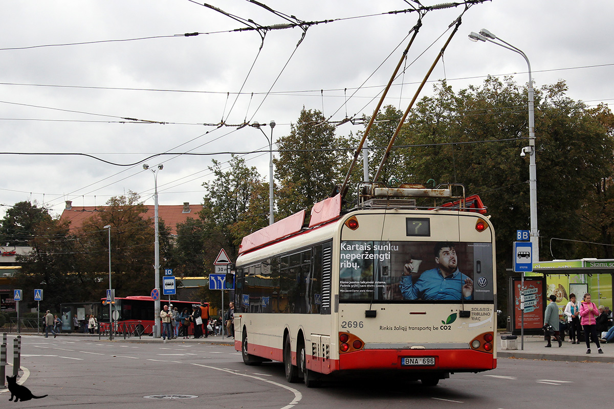 Вильнюс, Solaris Trollino II 15 AC № 2696