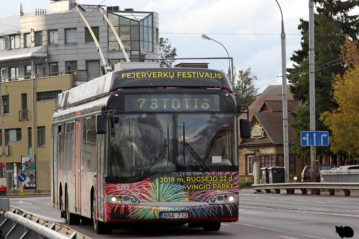 Вильнюс, Solaris Trollino II 15 AC № 2712