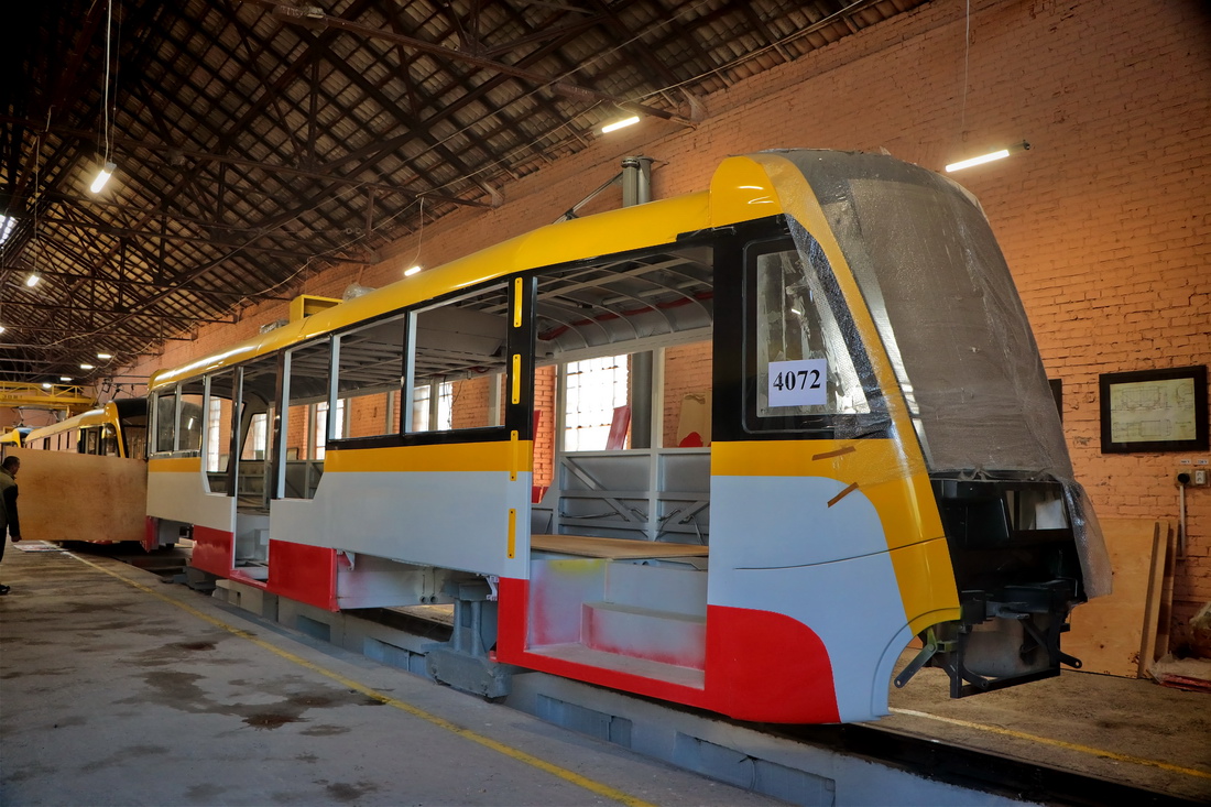 Одесса, T3 КВП Од «Одиссей» № 4072; Одесса — Сборка вагонов «Т3 КВП Од» и «Одиссей»