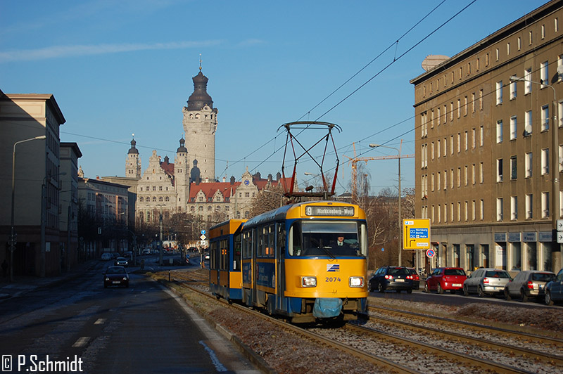 Leipzig, Tatra T4D-M2 Nr. 2074 Leipzig, Tatra T4D-M2 Nr. 2074