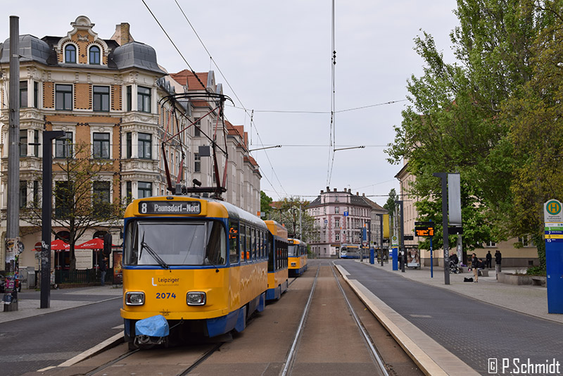 Leipzig, Tatra T4D-M2 № 2074