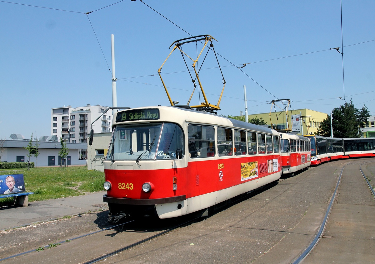 Прага, Tatra T3R.P № 8243