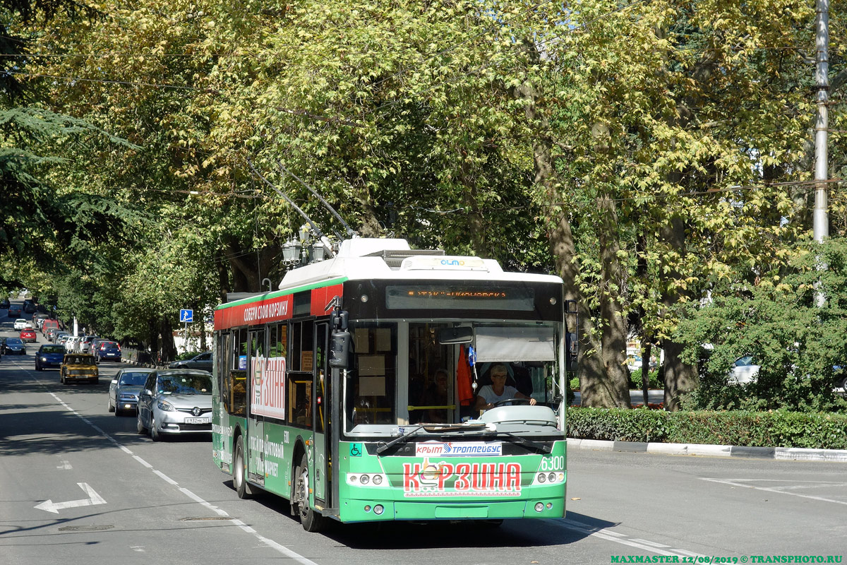 Crimean trolleybus, Bogdan T60111 # 6300