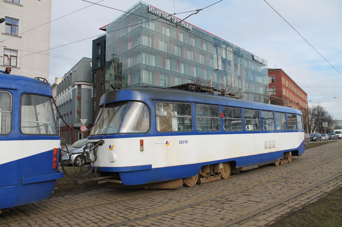 Рига, Tatra T3A № 30318