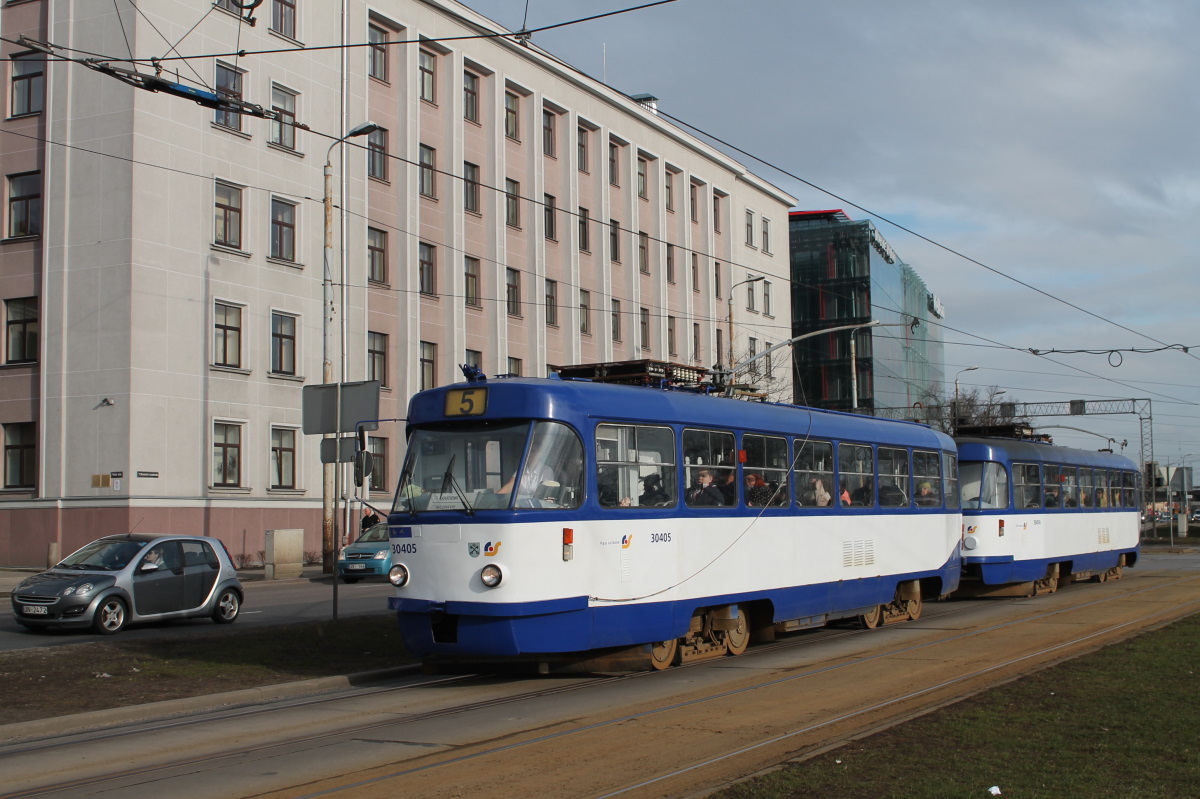 Рига, Tatra T3A № 30405