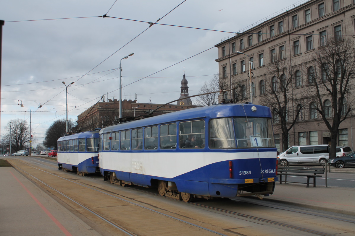 Рига, Tatra T3A № 51384