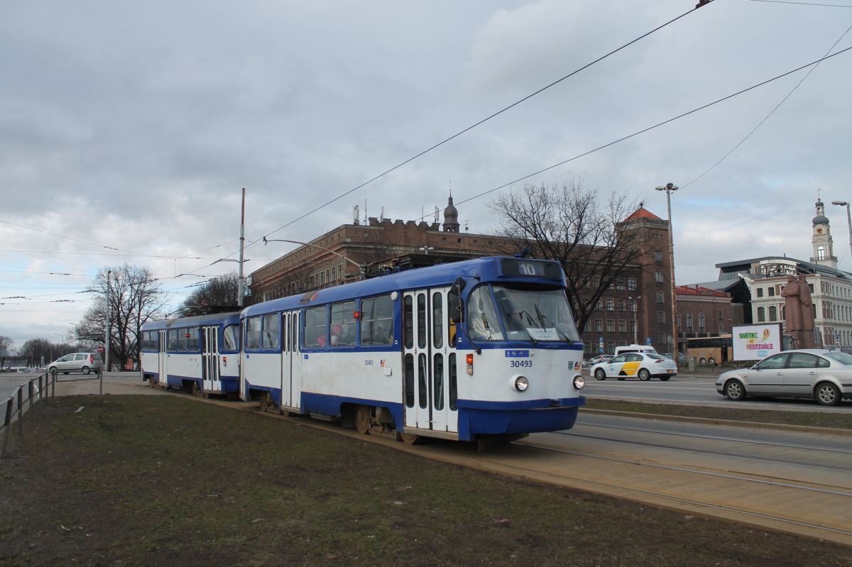 Рига, Tatra T3A № 30493