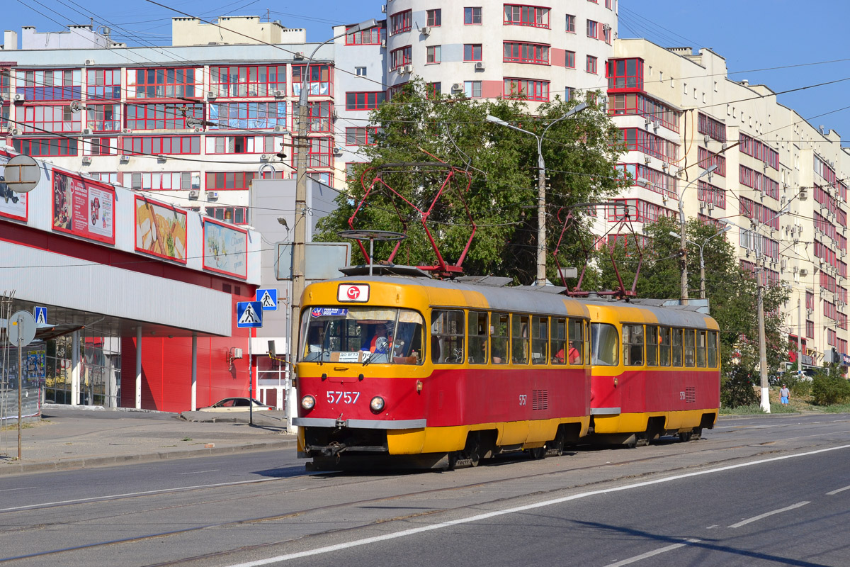 Волгоград, Tatra T3SU № 5757