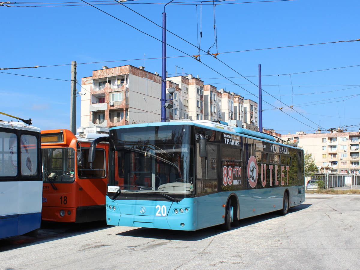 Пазарджик, ЛАЗ E183A1 № 20