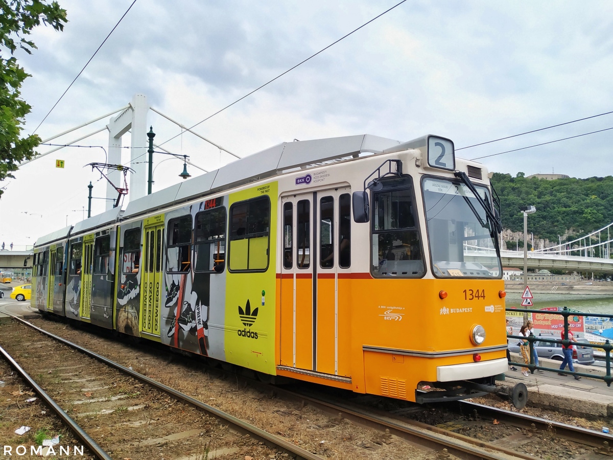 Budapešť, Ganz-Hunslet KCSV7 č. 1344