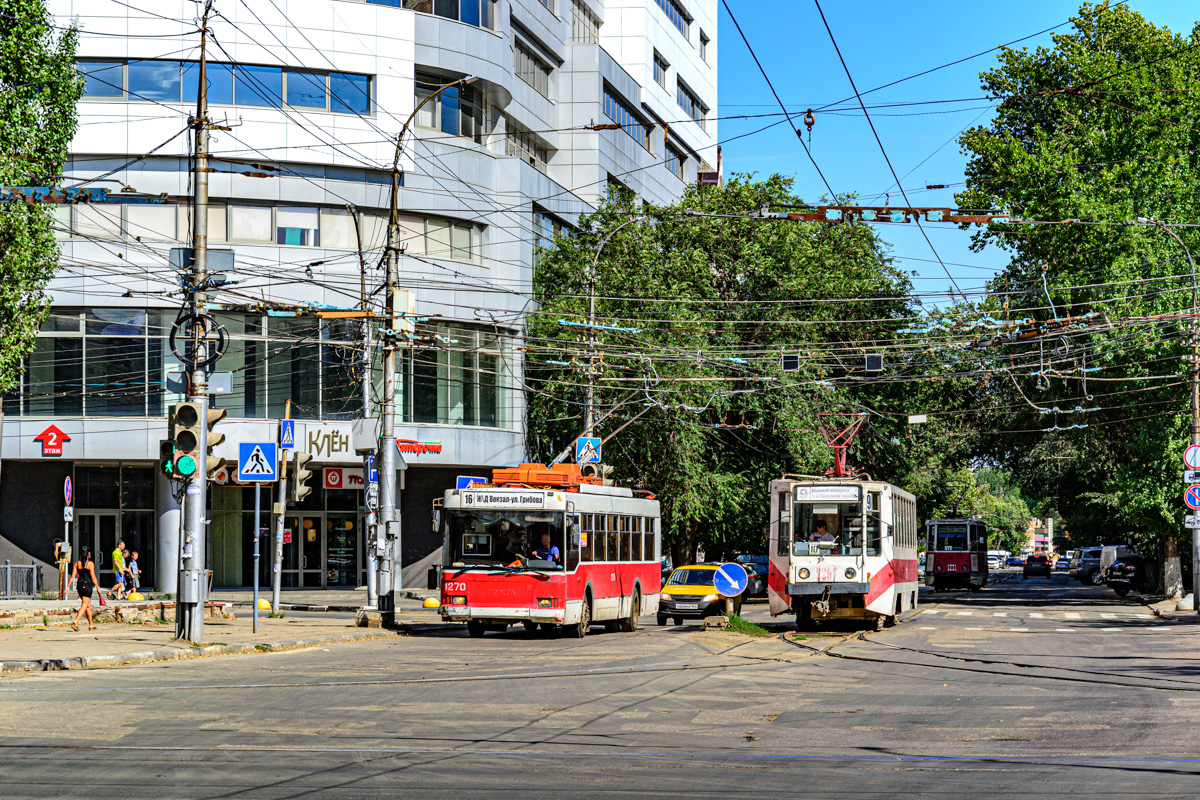 Саратов, Тролза-5275.05 «Оптима» № 1270; Саратов, 71-608К № 2287