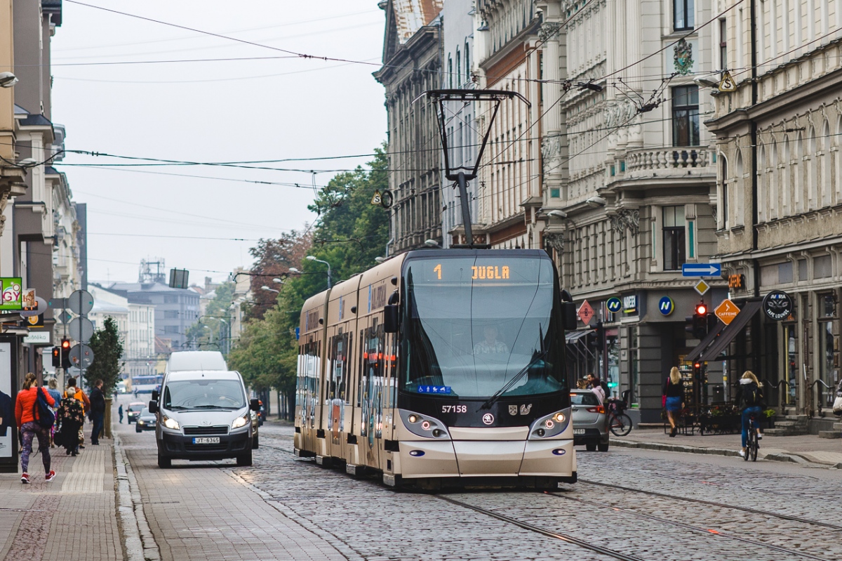 Рига, Škoda 15T ForCity Alfa Riga № 57158