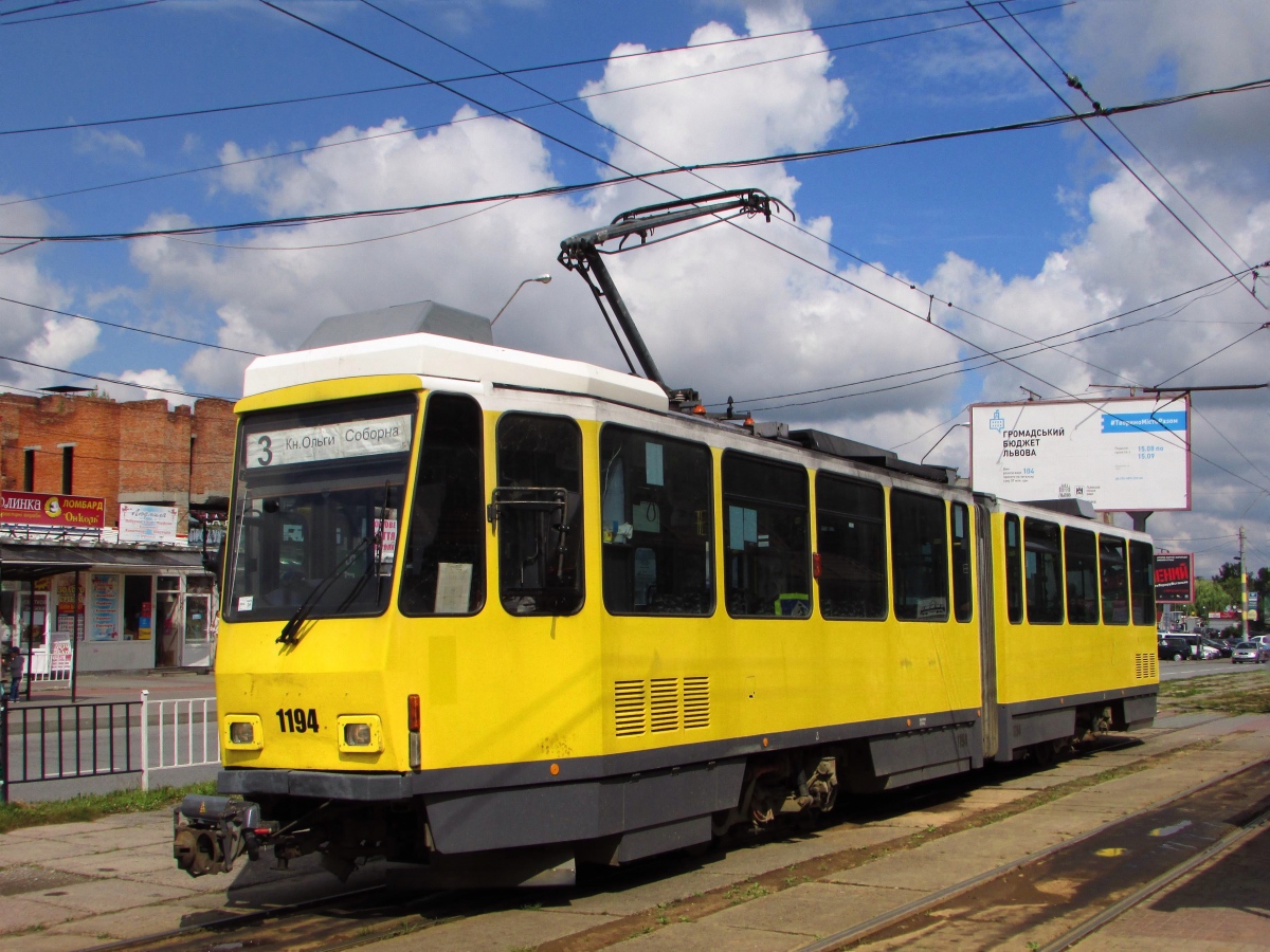 Львов, Tatra KT4DM № 1194