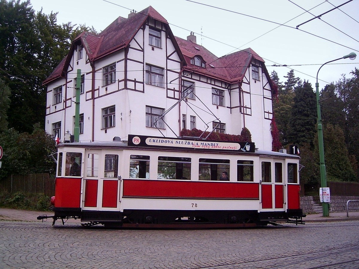 Liberec ― Jablonec nad Nisou, Ringhoffer 2-axle motor car # 78