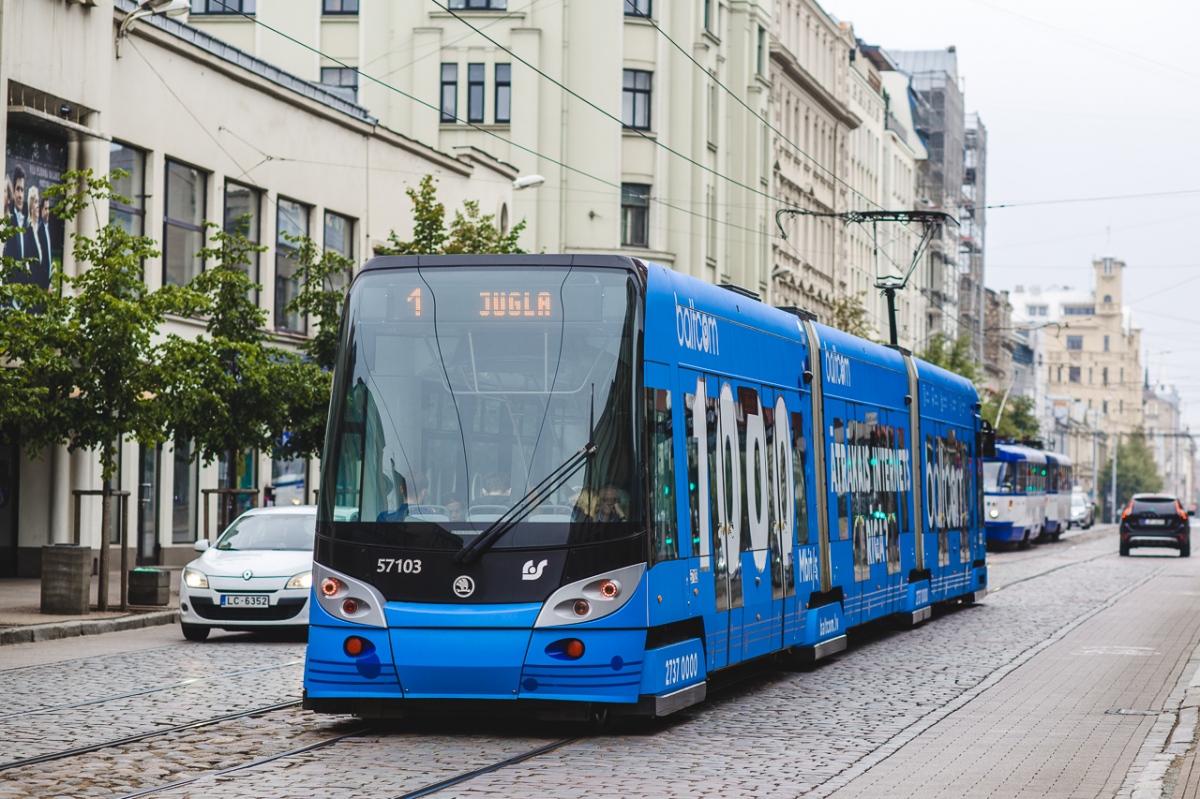 Рига, Škoda 15T ForCity Alfa Riga № 57103