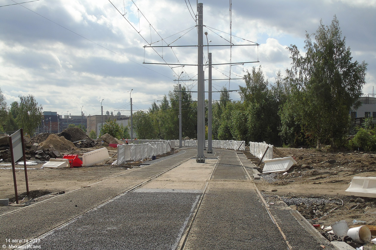 聖彼德斯堡 — Tram lines construction