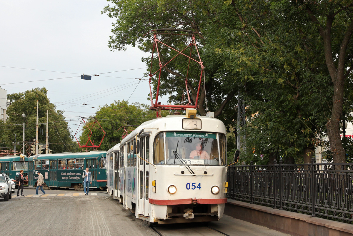 Екатеринбург, Tatra T3SU № 054
