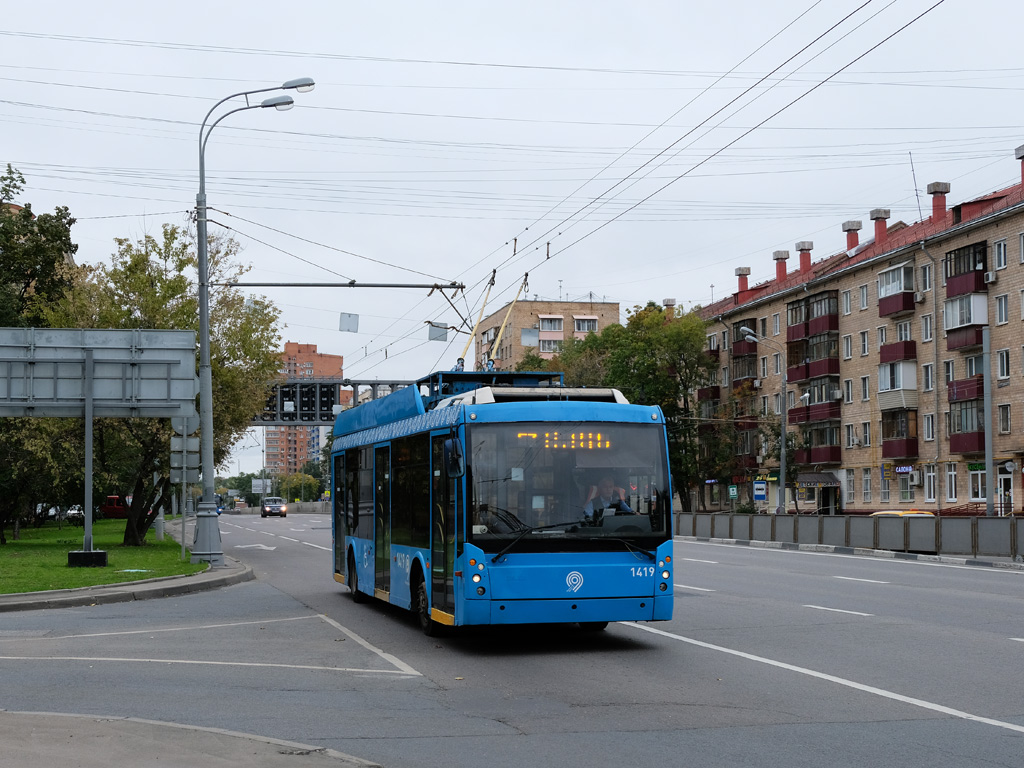 Москва, Тролза-5265.00 «Мегаполис» № 1419
