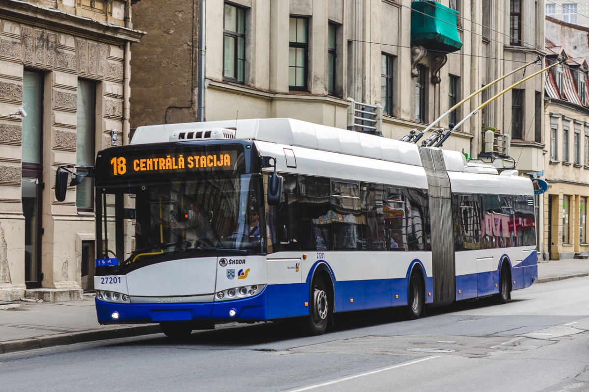 Рига, Škoda 27Tr Solaris III № 27201