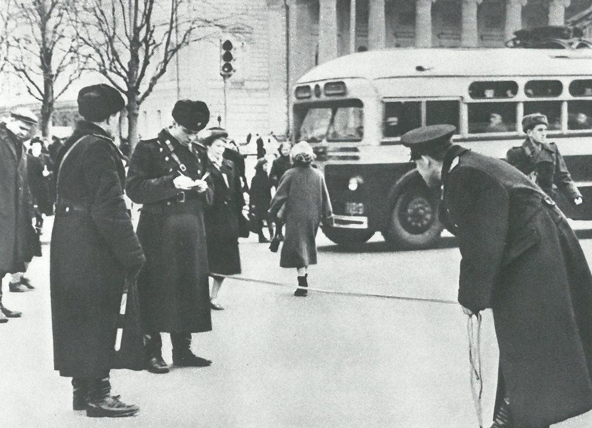 Moskwa — Historical photos — Tramway and Trolleybus (1946-1991)
