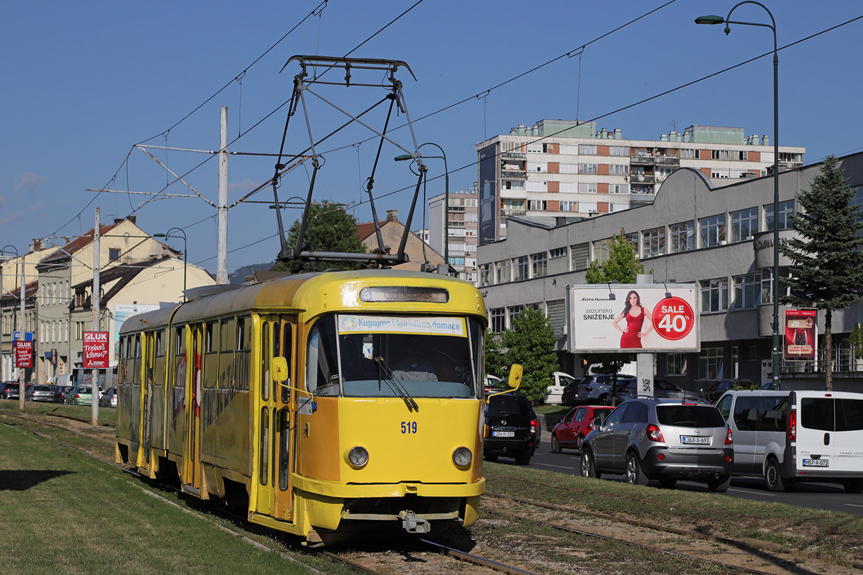 Сараево, Tatra K2YU № 519